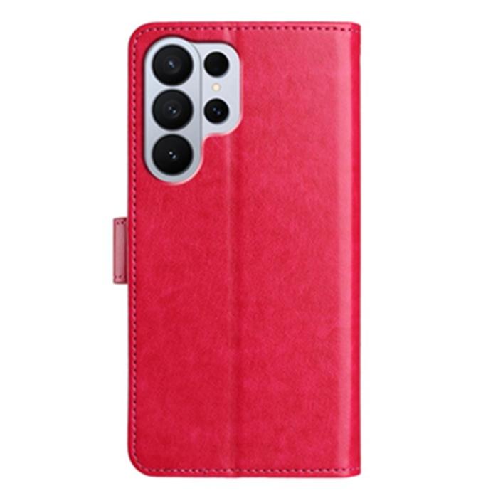 OEM - Samsung Galaxy S26 Ultra Fodral PU Läder Folio Flip - Rosa