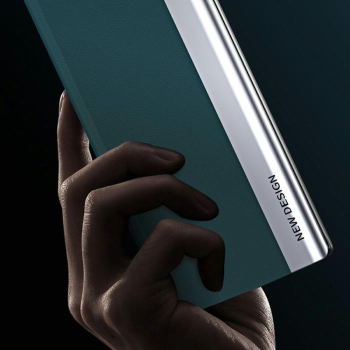 OEM - Samsung Galaxy S26 Ultra Mobilskal Äkta Läder Stöd - Silver