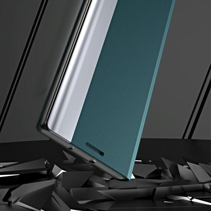 OEM - Samsung Galaxy S26 Ultra Mobilskal Anti-Drop Äkta Läder Ställ - Röd