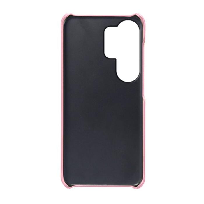 OEM - Samsung Galaxy S26 Ultra Mobilskal Dual Card Slots Konstläder - Roséguld