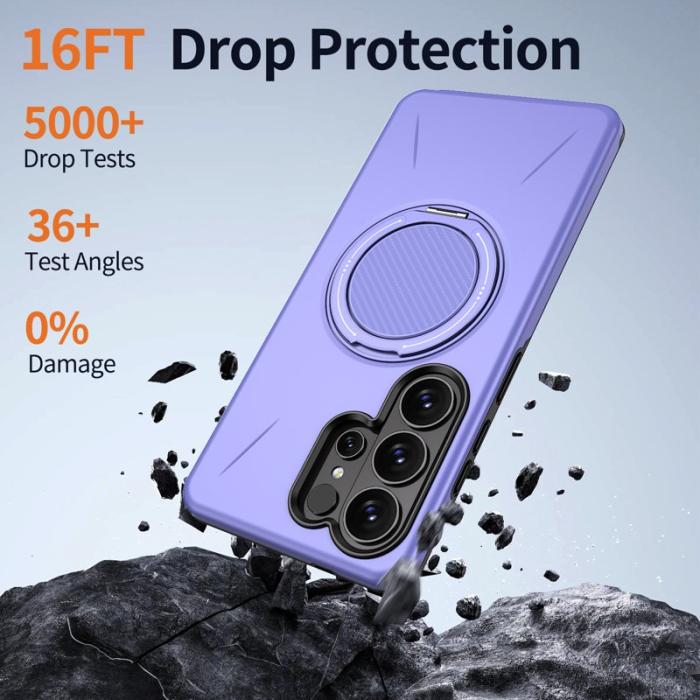 OEM - Samsung Galaxy S26 Ultra Mobilskal Magnetiskt TPU + PC Bakcover - Lila