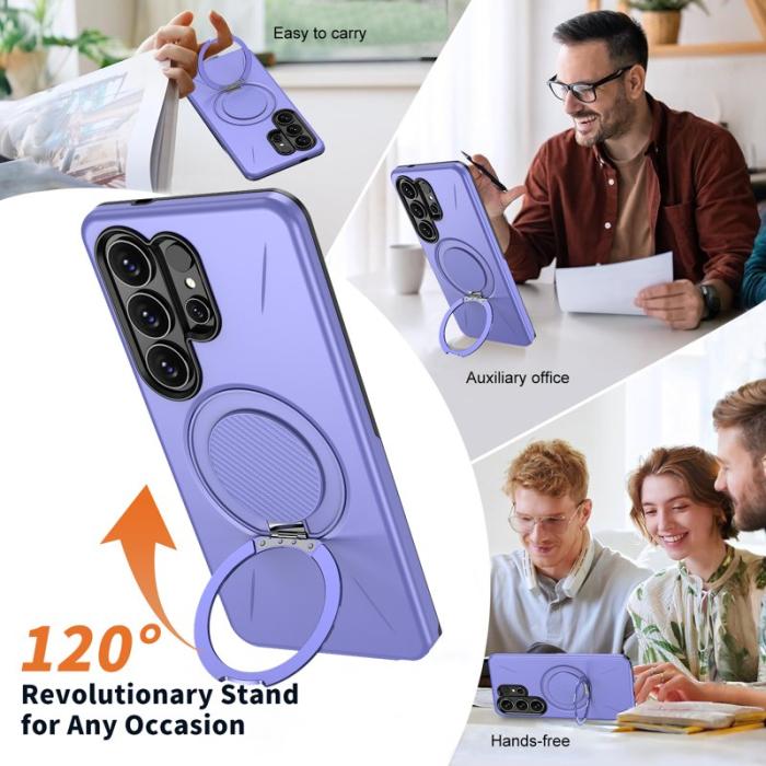 OEM - Samsung Galaxy S26 Ultra Mobilskal Magnetiskt TPU + PC Bakcover - Lila