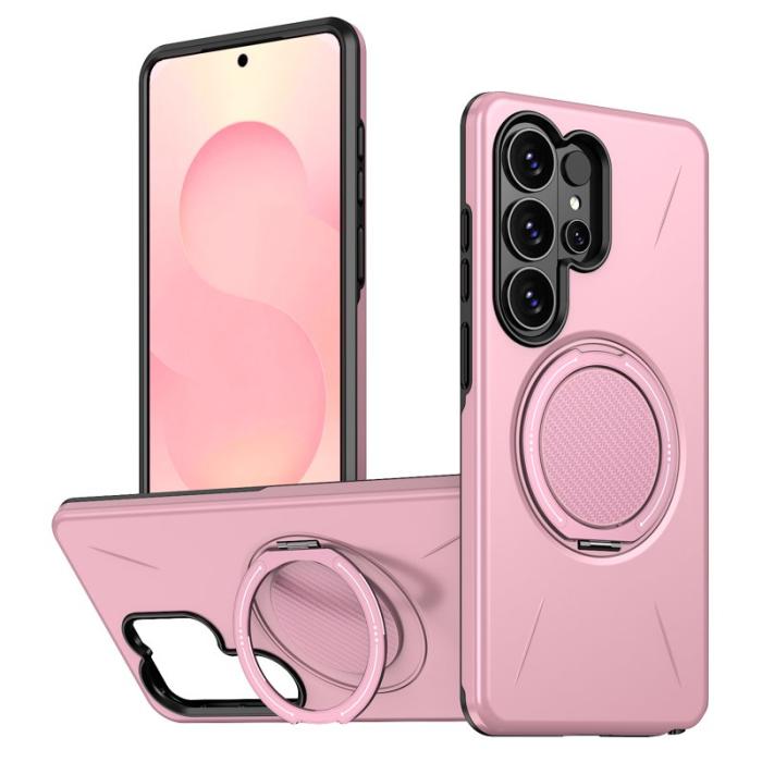 OEM - Samsung Galaxy S26 Ultra Mobilskal Magnetiskt TPU + PC Baksida - Rosa