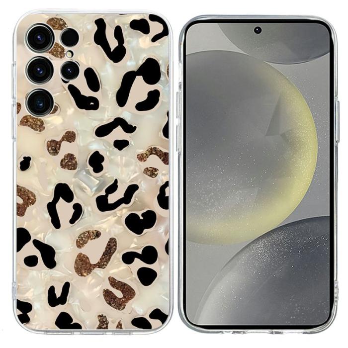 OEM - Samsung Galaxy S26 Ultra Mobilskal Mönstertryck Stöttålig Mjuk TPU Leopard Print