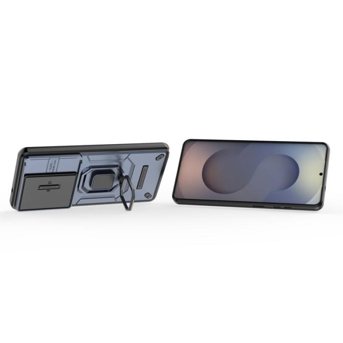 OEM - Samsung Galaxy S26 Ultra Mobilskal Plast Kickstand Skydd - Blå