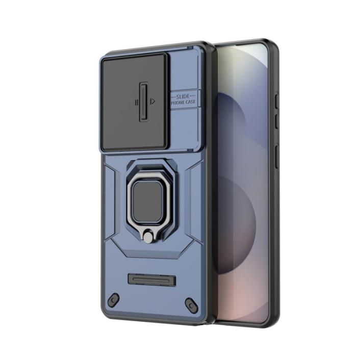 OEM - Samsung Galaxy S26 Ultra Mobilskal Plast Kickstand Skydd - Blå