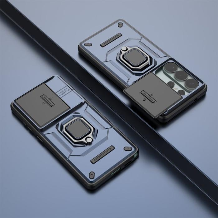 OEM - Samsung Galaxy S26 Ultra Mobilskal Plast Kickstand Skydd - Blå