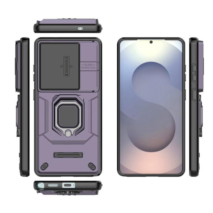 OEM - Samsung Galaxy S26 Ultra Mobilskal Plast Kickstand Skydd - Lila