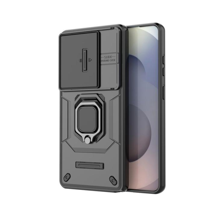 OEM - Samsung Galaxy S26 Ultra Mobilskal Plast Kickstand Skydd - Svart