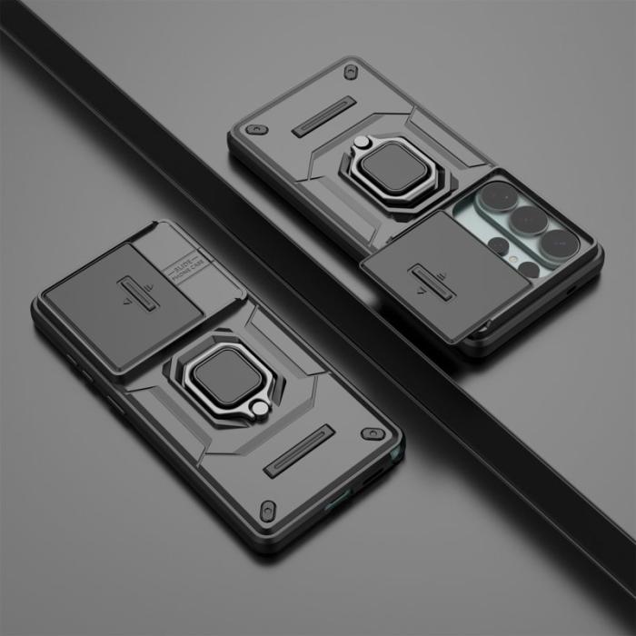 OEM - Samsung Galaxy S26 Ultra Mobilskal Plast Kickstand Skydd - Svart