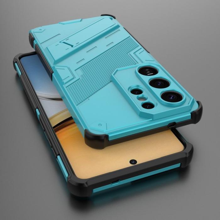 OEM - Samsung Galaxy S26 Ultra Mobilskal Plast Stöttåligt Med Ställ - Blå