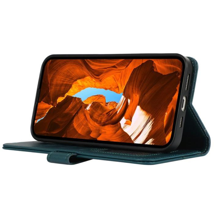 OEM - Samsung Galaxy S26 Ultra Skal RFID Skydd Fodral Äkta Läder - Grön