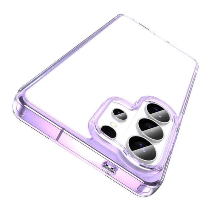 OEM - Samsung Galaxy S26 Ultra Mobilskal TPU + Akryl Bakcover Anti-Gulning - Lila