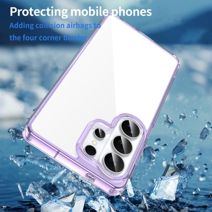 OEM - Samsung Galaxy S26 Ultra Mobilskal TPU + Akryl Bakcover Anti-Gulning - Lila