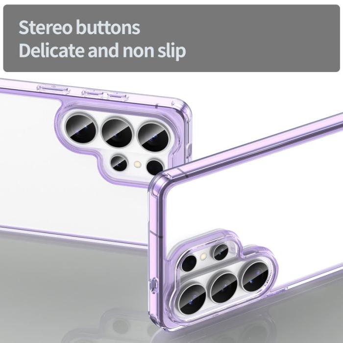OEM - Samsung Galaxy S26 Ultra Mobilskal TPU + Akryl Bakcover Anti-Gulning - Lila