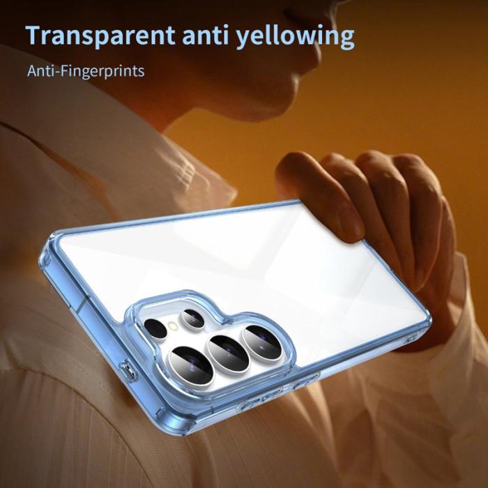 OEM - Samsung Galaxy S26 Ultra Mobilskal TPU + Akryl Baksida Anti-Gulning - Blå