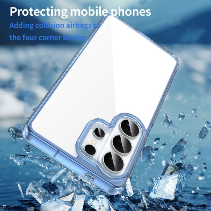 OEM - Samsung Galaxy S26 Ultra Mobilskal TPU + Akryl Baksida Anti-Gulning - Blå