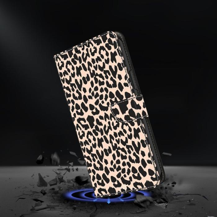 OEM - Samsung Galaxy S26 Ultra Mobilskal TPU + KonstLäder - Leopardmönster