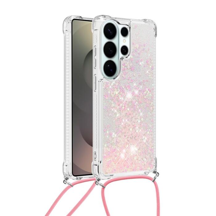 OEM - Samsung Galaxy S26 Ultra Mobilskal TPU Quicksand - Rosa / Pentagram