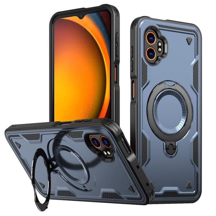 N/A - Samsung Galaxy XCover7 Pro Skal Plast Militärt Skydd - Blå