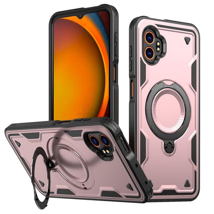 N/A - Samsung Galaxy XCover7 Pro Skal Plast Militärt Skydd - Roséguld