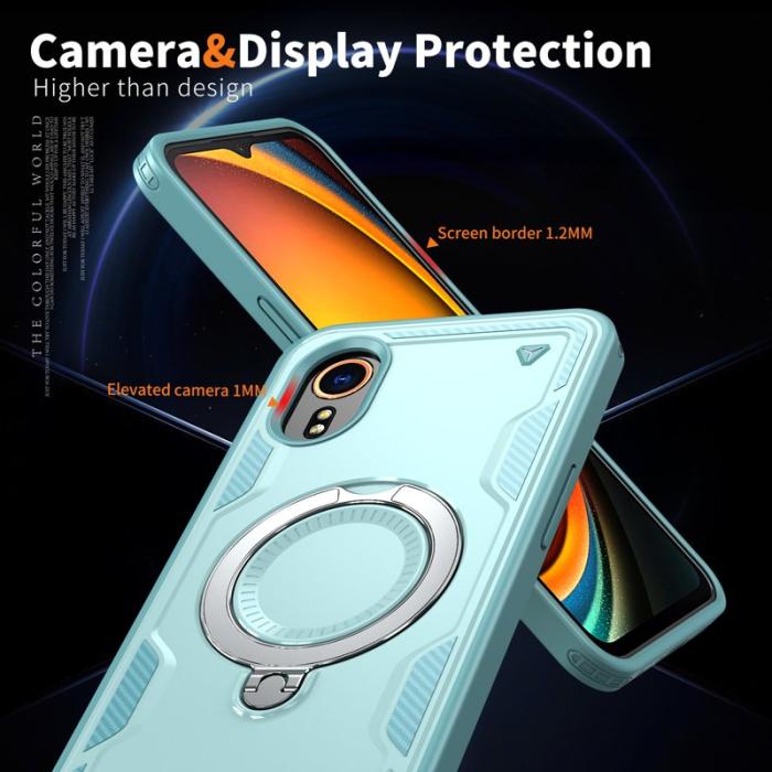 N/A - Samsung Galaxy Xcover7 Skal Plast Militärskydd - Baby Blue