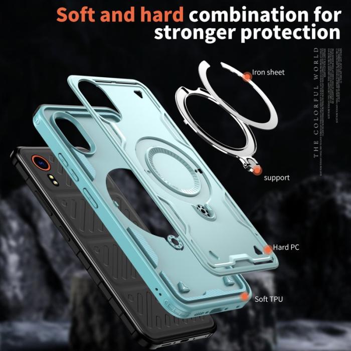 N/A - Samsung Galaxy Xcover7 Skal Plast Militärskydd - Baby Blue