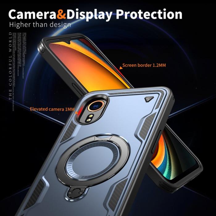 N/A - Samsung Galaxy Xcover7 Skal Plast Militärskydd - Blå