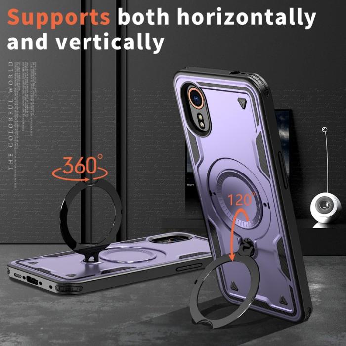 N/A - Samsung Galaxy Xcover7 Skal Plast Militärskydd - Lila