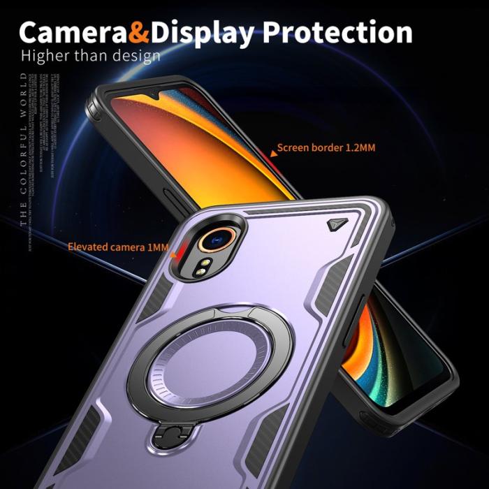 N/A - Samsung Galaxy Xcover7 Skal Plast Militärskydd - Lila