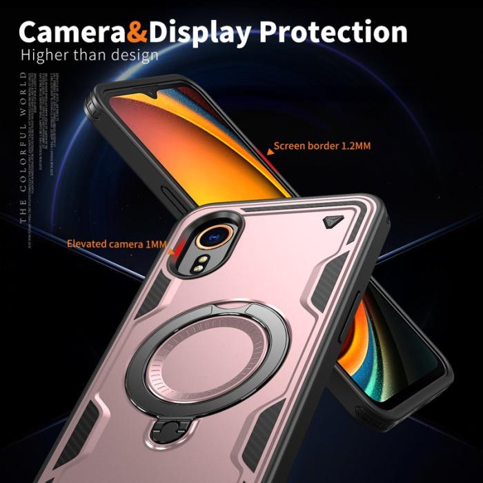 N/A - Samsung Galaxy Xcover7 Skal Plast Militärskydd - Roséguld