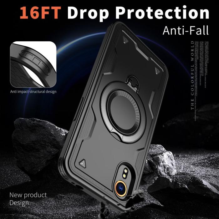 N/A - Samsung Galaxy Xcover7 Skal Plast Militärskydd - Svart