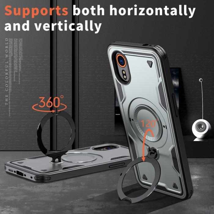 N/A - Samsung Galaxy Xcover7 Skal Plast Militärt Skydd - Grå