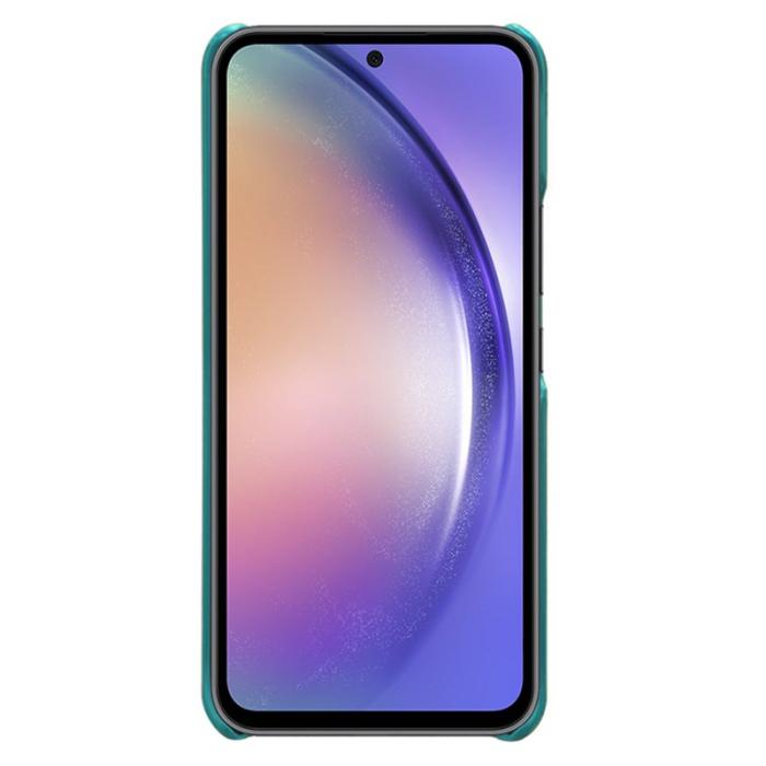 OEM - Shockproof Samsung Galaxy A55 5G Skal PU Läder + Plast - Grön