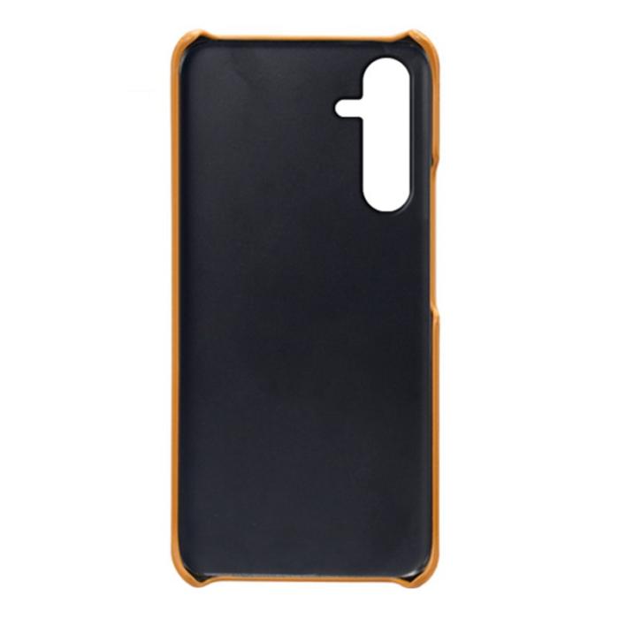OEM - Shockproof Samsung Galaxy A55 5G Skal PU Läder + Plast - Orange