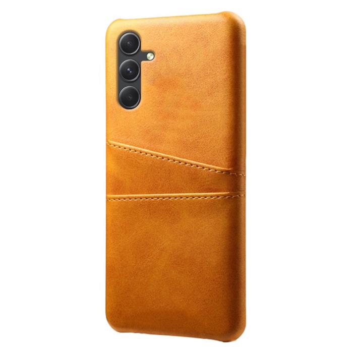 OEM - Shockproof Samsung Galaxy A55 5G Skal PU Läder + Plast - Orange