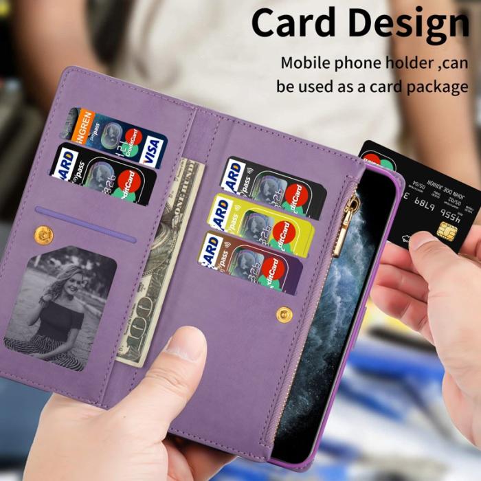 OEM - Starry Sky Samsung Galaxy S26 Ultra Fodral Äkta Läder - Lila