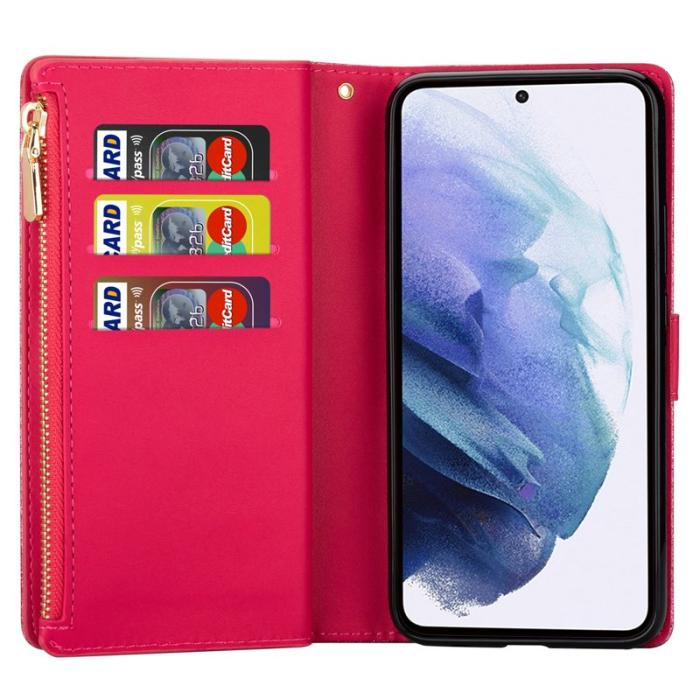 OEM - Starry Sky Samsung Galaxy S26 Ultra Fodral Äkta Läder - Rosa