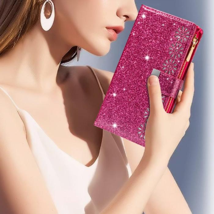 OEM - Starry Sky Samsung Galaxy S26 Ultra Fodral Äkta Läder - Rosa