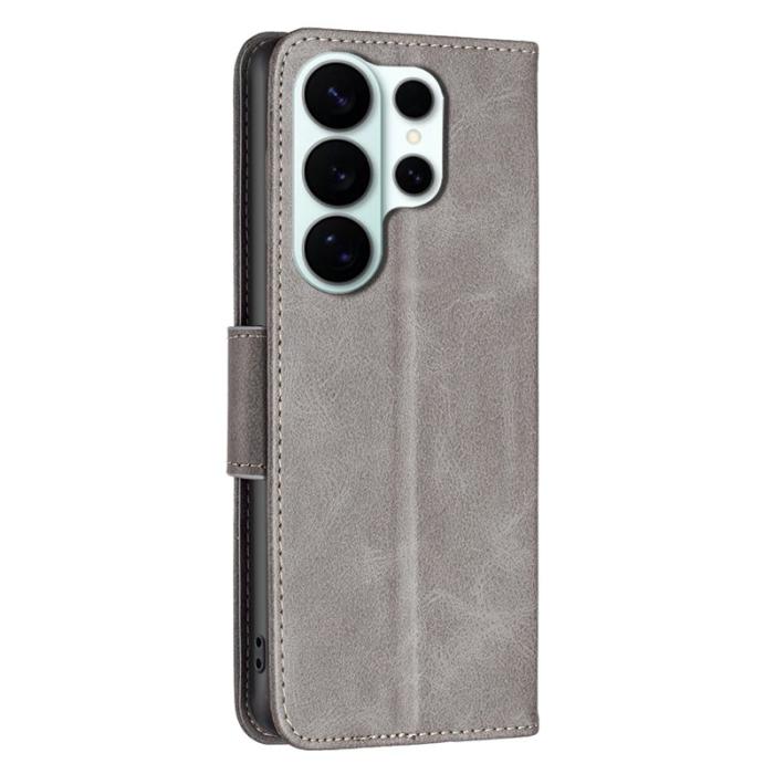OEM - ABEEL Samsung Galaxy S26 Ultra Mobilskal Stöttåligt KonstLäder - Grå