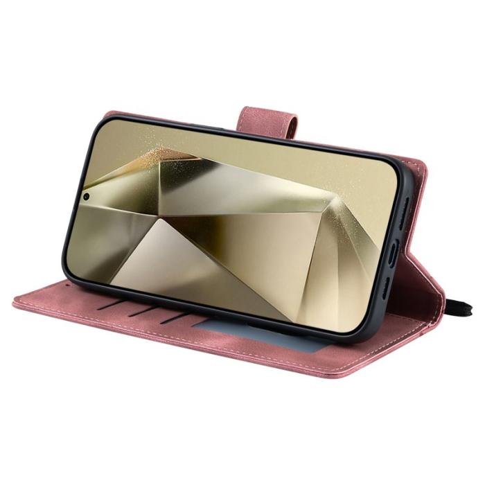 OEM - Style 018 Samsung Galaxy A55 5G Fodral Konstläder - Roséguld