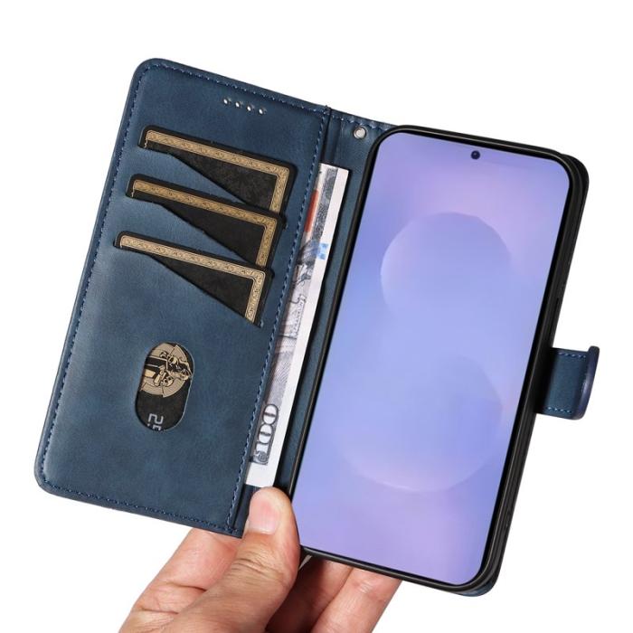 OEM - T-Shape Samsung Galaxy S26 / S26 Pro Fodral Läder - Blå