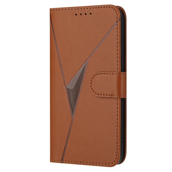 OEM - Triangle Samsung Galaxy S26 Ultra Mobilskal KonstLäder - Kaffe