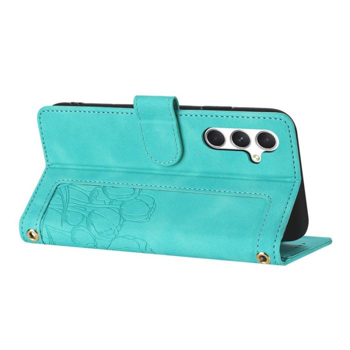 OEM - Tulip Samsung Galaxy S26 Plus Fodral KonstLäder - Grön