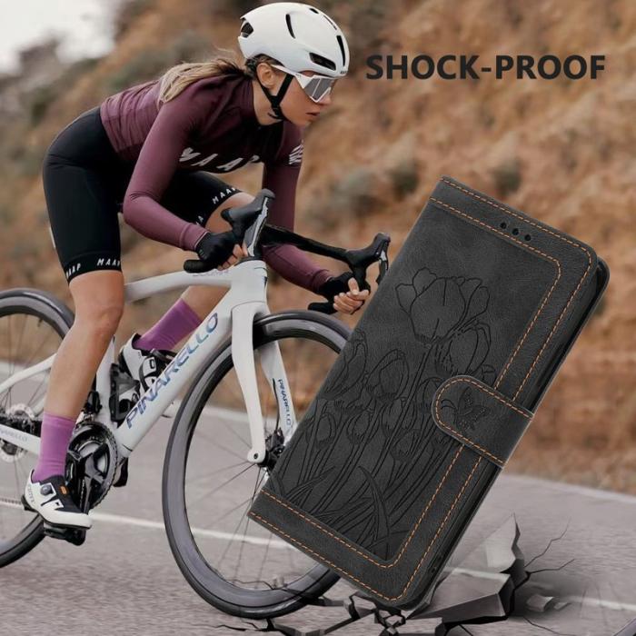 OEM - Tulip Samsung Galaxy S26 Plus Fodral KonstLäder - Svart