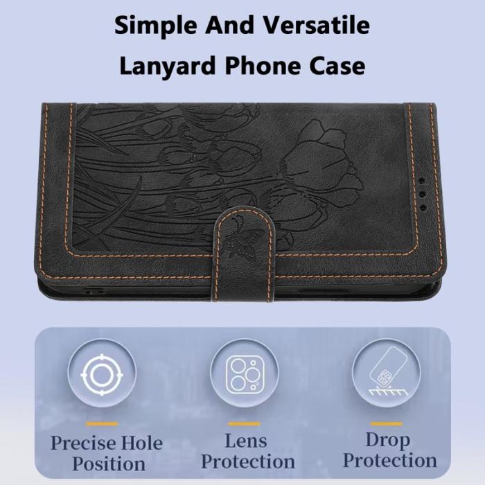 OEM - Tulip Samsung Galaxy S26 Plus Fodral KonstLäder - Svart