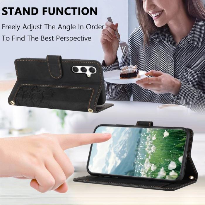 OEM - Tulip Samsung Galaxy S26 Plus Fodral KonstLäder - Svart