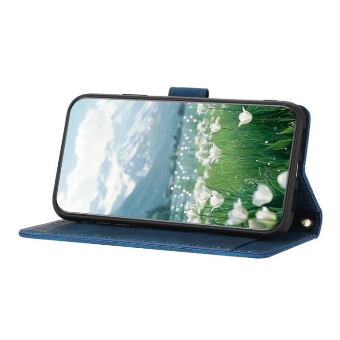OEM - Tulip Samsung Galaxy S26 / S26 Pro Fodral Äkta Läder - Blå