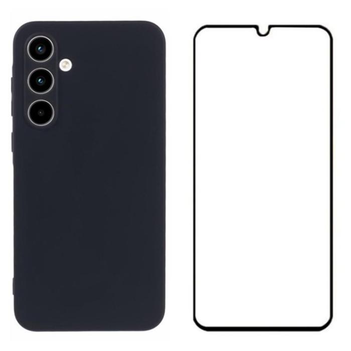 WANLONFENG - WANLONFENG Samsung Galaxy A35 5G Skal Mjuk TPU - Svart