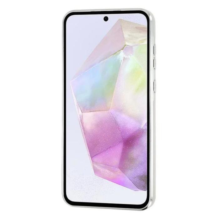 WANLONFENG - WANLONFENG Samsung Galaxy A55 5G Skal TPU + Akryl - Metall Båge